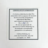Batman 30th Anniversary Plaque | Double Autograph | Limited Numbered Edition