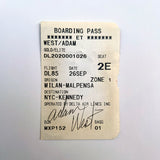 Limited Edition Mystery Boarding Passes! | Signed by Adam West