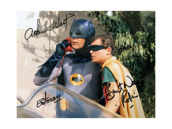 Batman & Robin on Phone 2 | Double Autograph