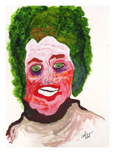 "Joker" Adam West Original Artwork Print  | Signed by Adam West | 18" x 24" | Numbered Limited Edition